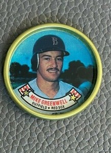 1988 Topps Coin #14 Mike Greenwell - Boston Red Sox