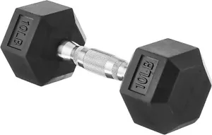 Rubber Hex Dumbbell Hand Weight - Picture 1 of 70