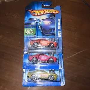 HOT WHEELS 1968 FORD MUSTANG HEADERS “EL SEGUNDO SHAKER” 3 Pink Yellow Orange - Picture 1 of 5