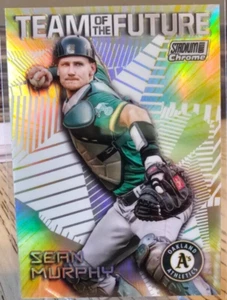 2022 Topps Chrome Team of the Future Sean Murphy #TOF-1 Oakland Athletics - Picture 1 of 2
