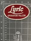 Vintage Lyric Operation Falcon Patch US Marshals Service Dragnet Fish &amp; Wildlife
