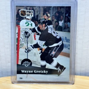 WAYNE GRETZKY "THE GREAT ONE" - 1991 NHL Pro Set Hockey Card #101 π - Afbeelding 1 van 2