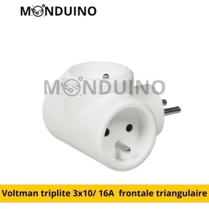 TRIPLITE 3X10/16A FRONTALE TRIANGULAIRE VOLTMAN VOM520004VOLTMANDIS-VOM520004 - Photo 1/3