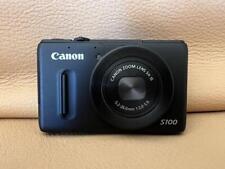 Canon Digital Camera PowerShot S100 Black 12.1 Megapixels 5x Optical Zoom Tested