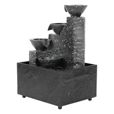 USB Charge Desktop Fountain Ornament Decoration Living room Indoor Tabletop LED