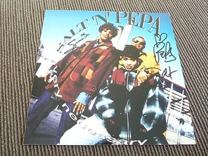 Foto póster plano de registro autografiado firmado por Salt N Pepa x3 garantizado #2 - Imagen 1 de 1