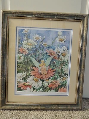 Tinkerbell David Whitaker Edición Limitada Litografía 22" por 20" Certificado de Autenticidad Summer Daze  Foto 1 de 4