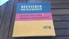 deutscher hotelfuhrer/germany hotel guide des hotels 1970 Edition