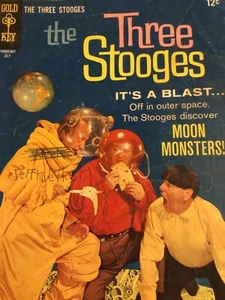 Vintage.  1966 Gold Key Comics Three Stooges #29 - Moon Monsters. Foto Cover - Bild 1 von 3