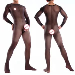 Body Collant Guaina Pene Biancheria da Notte Body Calze Body Trasparente % - Foto 1 di 14