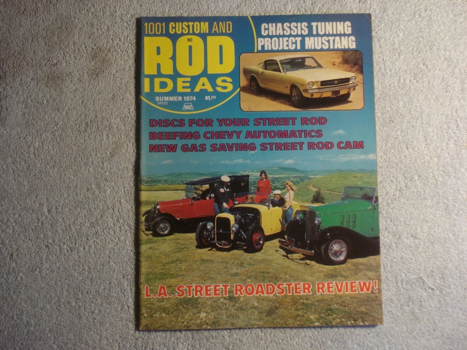 1001 Custom and Rod Ideas 1974 June Summer VINTAGE Hot Rods and Custom Cars - Image 1 of 1