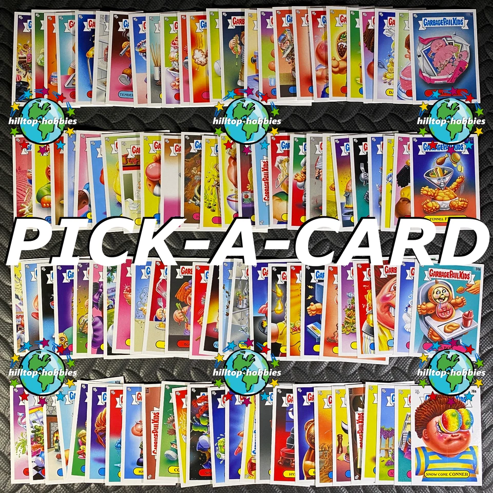 GARBAGE PAIL KIDS TOPPS 2021 S1 SERIES 1 FOOD FIGHT PICK-A-CARD BASE STICKERS - Image 1 of 1