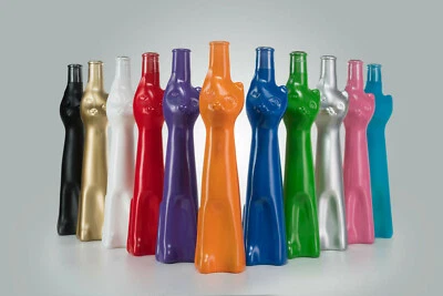 1 Botella de Vino Vacía Happy Cat Alemana Reisling con Corcho ELECCIÓN DE COLOR  Foto 1 de 4