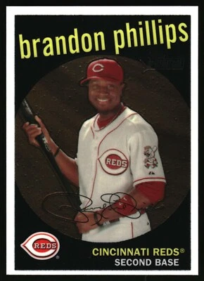 Brandon Phillips 2008 Topps Heritage Chrome C41 /1959 - Image 1 of 2