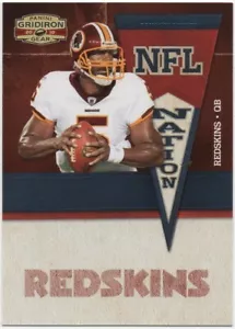Donovan McNabb 2010 PANINI GRIDIRON GEAR NFL Nation Platinum #13/25 Commanders - Picture 1 of 2