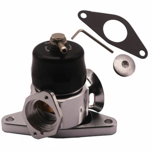 Aluminium Dual Port Blow Off Ventil BOV für Subaru WRX STI FORESTER GT XT schwarz - Bild 1 von 12