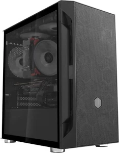 SilverStone Technology FARA H1M Tempered Glass, Black, Mid-Tower Micro-ATX Case - Picture 1 of 8
