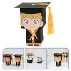 10pcs Graduation Candy Boxes with Tassel - Perfect Graduation Party Favors!