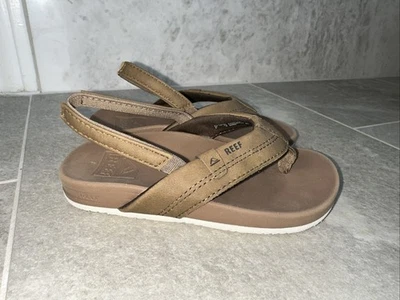 Sandalias chanclas 3/4 Reef Lil cojín Phantom correa trasera color tostado Foto 1 de 4