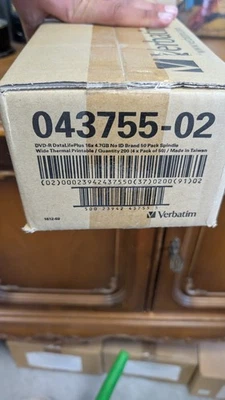 Verbatim 043755-2 DVD Thermo Weiss 300 Stk - Bild 1 von 2