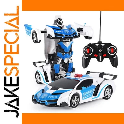 JakeSpecial – Transformable 1:18 RC Police Car & Robot - Photo 1/4
