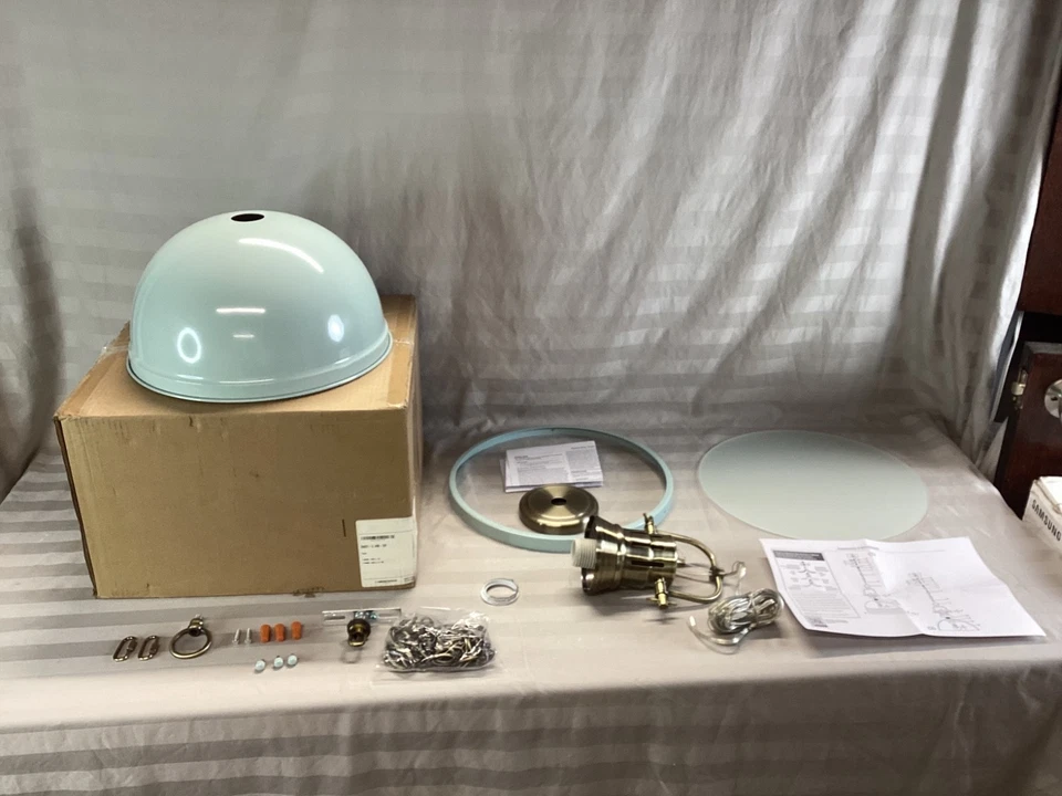 Golden Lighting 3602-l Ab-sf Duncan Pendant Light Aged Brass