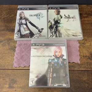 Lot 3 Sony PlayStation 3 CIB Spiele Final Fantasy XIII, XIII-2, Lighting Returns - Bild 1 von 14