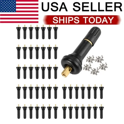 TPMS Valve Stem Service Kit For Cadillac 50X Rubber Rebuild Kit Sxbmqqrjuhxzumta - Image 1 of 4