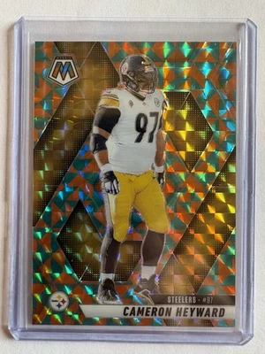 CAMERON HEYWARD Short Print 2025 Panini Mosaic BLUE FLUORESCENT SP #'d 12/15!! - Image 1 of 2