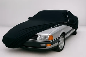 Whole Garage Indoor Stretch Cover Complete for Audi 200 Black - Picture 1 of 7