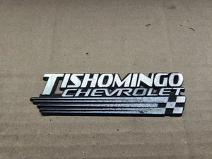 Tishomingo Chevrolet Oklahoma OK Car Dealership Emblem Badge Logo Advertising - Foto 1 di 2