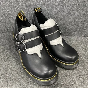 Zapato de tacón de cuero DR.MARTENS Eviee Sendal para mujer talla US 5 negro - Imagen 1 de 7