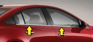 Window Sill Trim Mirror Stainless Steel Set Of 4 FOR FORD FUSION 2006-2012 - Picture 1 of 1