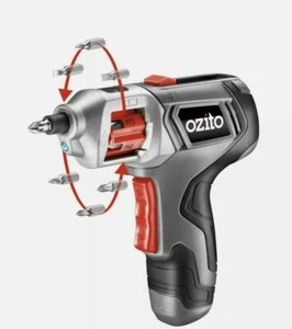 Ozito 3.6V Cordless Lock & Load Screwdriver and Kit Bag - Afbeelding 1 van 8