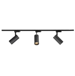 Brilliant Ceres 3 x 10W Tri-Colour LED Track Light Kit Black | 22128/06 - Picture 1 of 4
