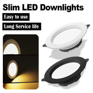 Led Recessed Downlight 18w Indoor Downlighting 220v Spotlight 5w Bulb Ceiling 9w - Picture 1 of 11