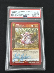 2022 Metazoo Wilderness Jett Yates #11 Signed 1st Edition Holo PSA 9 - Picture 1 of 3