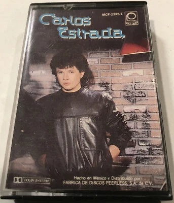 Carlos Estrada - Carlos Estrada Cassette 1990 Peerless - MCP 2395-1 [RARE] - Image 1 of 3