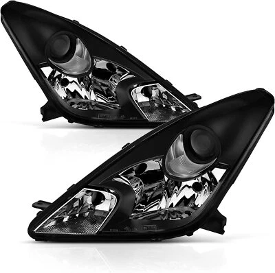 For 2000-2005 Toyota Celica Black Housing Projector Halogan Headlights V2 - Image 1 of 2