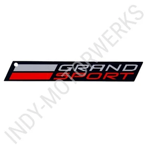 C7 CORVETTE GRAND SPORT EMBLEMA DE METAL METAL EMBLEMA ARTE 17-19 TALLA: 7,5"" x 2,5"" GS - Imagen 1 de 8