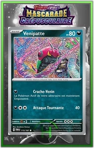 Venipatte - EV06:Mascarade Crépusculaire - 115/167 - Carte Pokémon FR Neuve - Picture 1 of 1