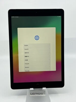 Apple iPad 9th Gen. 256GB, Wi-Fi + 5G (Unlocked), 10.2 in - Gray - Good - Image 1 of 4