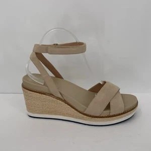 Cole Haan CloudFeel Wedge Espadrille Sandale Schuh Plateau Knöchelriemen Neu 7 - Bild 1 von 6
