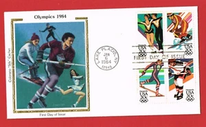 2067-2070 Colorano Silk FDC Cover  Winter Olympics Sarajevo 1984 GET 4 PAY FOR 3 - Picture 1 of 1