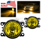 Pair Fog Light Yellow Lens Upgrade Oem Quality Replacement 11-14 Acura Tsx F4