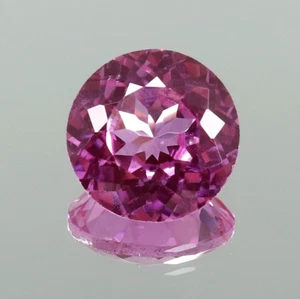 AAA+ Piedra preciosa suelta de corte redondo zafiro rosa impecable natural 6,90 quilates - Imagen 1 de 7