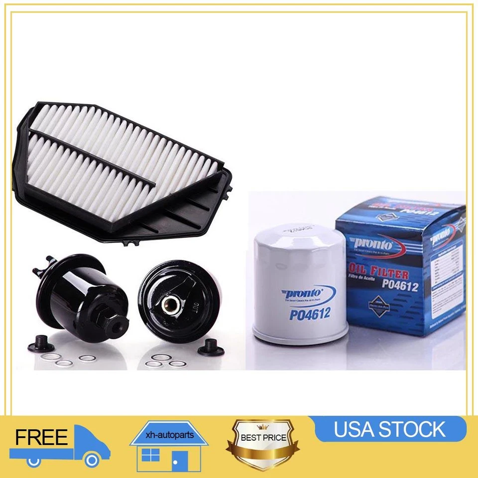 Aceite de motor Pronto + combustible + filtro de aire 3 piezas para Honda Accord L4 1995 1996 1997 2,2 L Foto 1 de 4