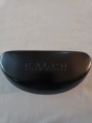 Óculos de sol Ralph Lauren polo clamshell estojo rígido grande preto - Imagem 1 de 4