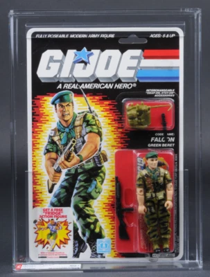 1987 Hasbro GI Joe Series 6 Falcon 34 Geladeira Traseira Oferta AFA 80+ C80 B85 F85 MOC - Imagem 1 de 4