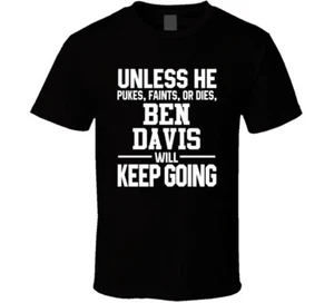 Ben Davis Keeps On Going Unless Chicago Baseball T Shirt - Picture 1 of 2